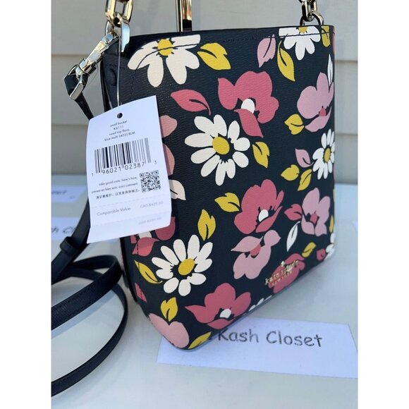 Kate Spade bucket bag & wallet set Small darcy flower printed bag - Picture 4 of 12